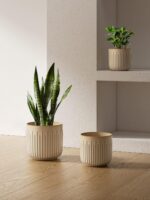 LE TAUCI Ceramic Pots for Plants, 8.3/7/6 Inch Indoor Planters with Drainage Hol... - Image 5