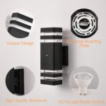 DASTOR 4 Pack Dusk to Dawn Outdoor Wall Lights, 3000K Warm White Exterior Lighti... - Image 6