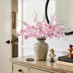 INXUGAO 12 PCS Faux Cherry Blossom Branches Decor 18.11 Inch Fake Artificial Che... - Image 5