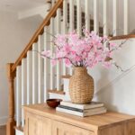 INXUGAO 12 PCS Faux Cherry Blossom Branches Decor 18.11 Inch Fake Artificial Che... - Image 7