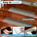Art3d Stair Treads for Wooden Steps 15Pcs, 8" X 30" X 0.4" Non Slip Stair Runner... - Image 6