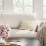 THE-TINOART Modern Cream Gold Throw Pillow Covers 12x20, Beige and Gold Jacquard... - Image 6