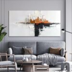 Abstract Large Wall Art Decor Modern Wall Art Pictures for Living Room Abstract ... - Image 3