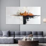 Abstract Large Wall Art Decor Modern Wall Art Pictures for Living Room Abstract ... - Image 5
