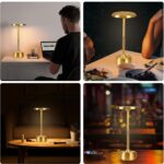 HAPYGI 5200mAh Rechargeable Cordless LED Table Lamps Touch Sensor Light, 3-Level... - Image 7
