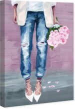 The Oliver Gal Artist Co. Fashion and Glam Premium Wall Art Canvas Prints Modern... - Image 3