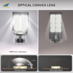 6000W Solar Lights Outdoor Waterproof, 7000K Dusk to Dawn Outdoor Solar Street L... - Image 3
