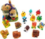 Kbraveo 15-Piece Miniature Fairy Garden Stone & Resin Houses, Miniature Fairy Co... - Image 5