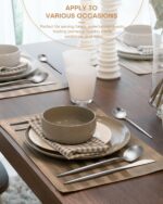 Silverware Set For 8,Ollex 40 Pieces Matte Flatware Set,Stainless Utensil set wi... - Image 7