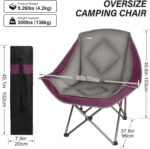 Folding Camping Chair,Oversized Portable Camping Chair with Cup Holder,Heavy Dut... - Image 3