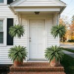 Fake Ferns - Set of 2 Faux Boston Ferns Large Artificial Plants, 40 Leaves per B... - Image 6