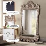 Howard Elliott Collection Marquette Antique Oversized Full Length Mirror, Ornate... - Image 5