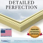 Icona Bay 4x6 Gold Picture Frame Beautifully Detailed Molding, Contemporary Pict... - Image 3