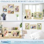 Icona Bay 4x6 Gold Picture Frame Beautifully Detailed Molding, Contemporary Pict... - Image 5
