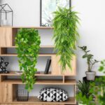 Palonu Artificial Hanging Plants for Shelf, 4 Pack Fake Potted Greenery Plant Fa... - Image 6