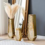 SHYFOY 30" Tall Floor Vase Gold Crushed Diamond Tall Vases for Decor Living Room... - Image 3
