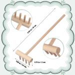 YARNOW 20 Pcs Mini Zen Garden Rake Set, Bamboo Tabletop Sand Tools for Desk Medi... - Image 5