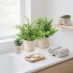 ALAGIRLS 4 Pack Small Fake Plants, 10" Artificial Plants Indoor Eucalyptus/Rosem... - Image 6
