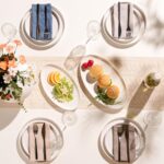 Serving Dishes, 12/14", Durable Ceramic Platters, Ribbed Rim, Oval, Microwave an... - Image 6