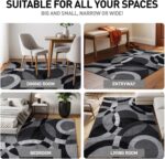Rugshop Contemporary Abstract Circles Perfect for high Traffic Areas of Your Liv... - Image 4