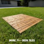 Premium Acacia Wood Interlocking Deck Tiles, 9 PCS 12"x12"x0.9" Floor Tiles, Wat... - Image 3