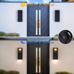 Yisuro Modern Outdoor Wall Light with LED, Exterior Lighting Fixtures 2700K Inte... - Image 3