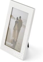 nambe Dazzle Picture Frame, 5" x 7" | Photo Frame with Tempered Glass | Vintage ... - Image 3