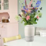 Ceramic Rustic Farmhouse Vase for Home Decor 9 inch Decorative Boho White Potter... - Image 8