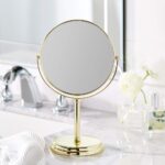 Amazon Basics Tabletop Magnifying Vanity Round Mirror with Clear Reflection, 1X/... - Image 6