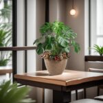 10.4 Inch Plant Pot, Ceramic Planter with Drainage Hole and Silicone Plug, Flowe... - Image 6