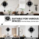 Wall Clock with Pendulum,Silent Quality Quartz Battery Operated,Modern Large Wal... - Image 6