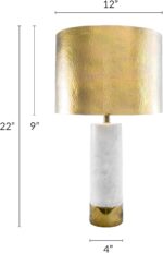 nuLOOM Edina 23" Marble & Iron Table Lamp - Image 4