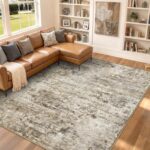 Area Rugs 9x12 Living Room Rug Washable No Slip Low Pile Soft Thickness Large Ca... - Image 5