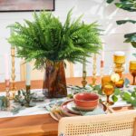 RECUTMS 12 Bundles Fake Boston Fern Large Artificial Plants Indoor UV Resistant ... - Image 5