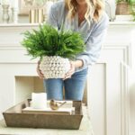 RECUTMS 12 Bundles Fake Boston Fern Large Artificial Plants Indoor UV Resistant ... - Image 6