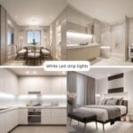 White Led Strip Lights for Bedroom Small Dimmable LED Lights Strip 16.4ft Super ... - Image 8