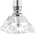 JONATHAN Y 19.5" Clear Crystal Table Lamp Set of 2 for Bedroom, Modern Glam Chro... - Image 7