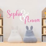 Personalized Multiple Font Wall Stickers for Baby Girl or Boy I Custom Name for ... - Image 3