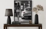 Sport Car and Sexy Model Wall Art Poster Art Print, Woman High Fashion Photograp... - Image 5