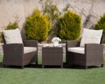 Shintenchi 3 Pieces Patio Furniture Set, PE Rattan Wicker 3 Pcs Patio Set, Outdo... - Image 3
