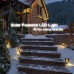 Kendal Metal Solar Post Lights Outdoor, Waterproof Decorative Solar Pillar Light... - Image 5