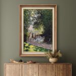 SIGNWIN Premium Framed Wall Art The Park Monceau by Claude Monet Historic Classi... - Image 4
