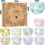 WarmEmbrace Scented Candles, Candle Set of 9, Long-Lasting Candles for Women, Ca... - Image 3