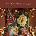 Artificial Vintage Flower Arrangement Vase Set European Golden Resin Vase Fake F... - Image 5