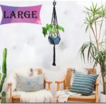 Macrame Plant Hanger Set of 3 Indoor Hanging Planter Basket Holder Boho Handmade... - Image 5