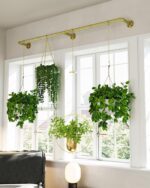 SOFITORG Plant Haning Rod, Hanging Planters for Indoor Plants with 6 Chains, Wal... - Image 3