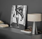 3Pcs Trendy Black and White Leopard Canvas Wall Art Vintage Newspeper Cheetah Wa... - Image 7