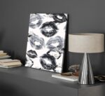 3Pcs Trendy Black and White Leopard Canvas Wall Art Vintage Newspeper Cheetah Wa... - Image 8