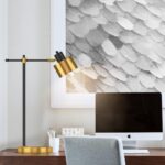 OYEARS 22.2" Modern Desk Lamp, Metal Table Lamp with LED Bulb, Adjustable Readin... - Image 6