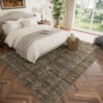 Washable 6x9 Area Rugs for Living Room, Boho Non-Slip Vintage Distress Large Rug... - Image 4